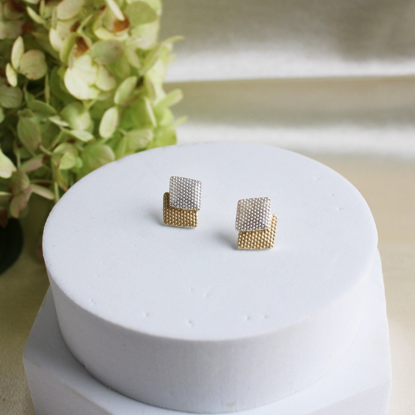 Pixel Dot Post Earring