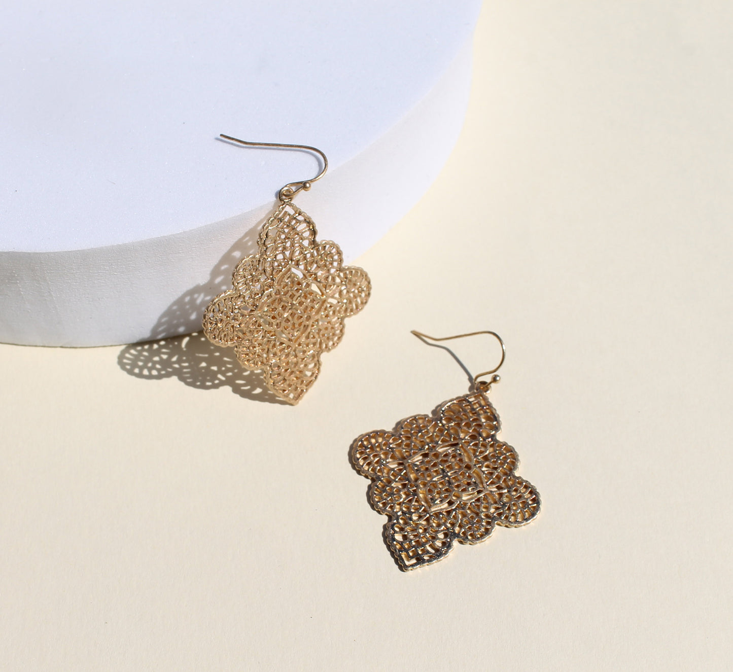 Floral Filigree Earrings