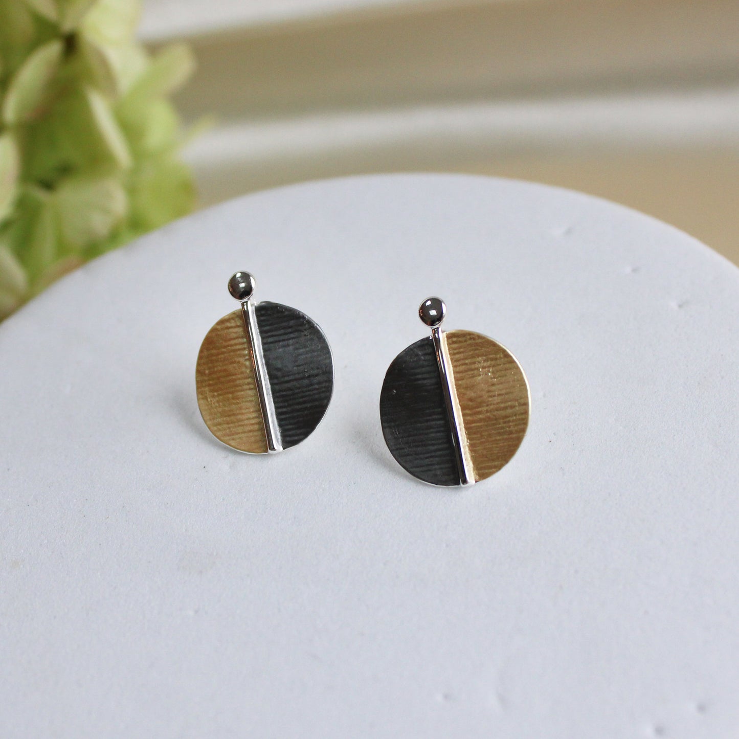 Half Circle Post Earring