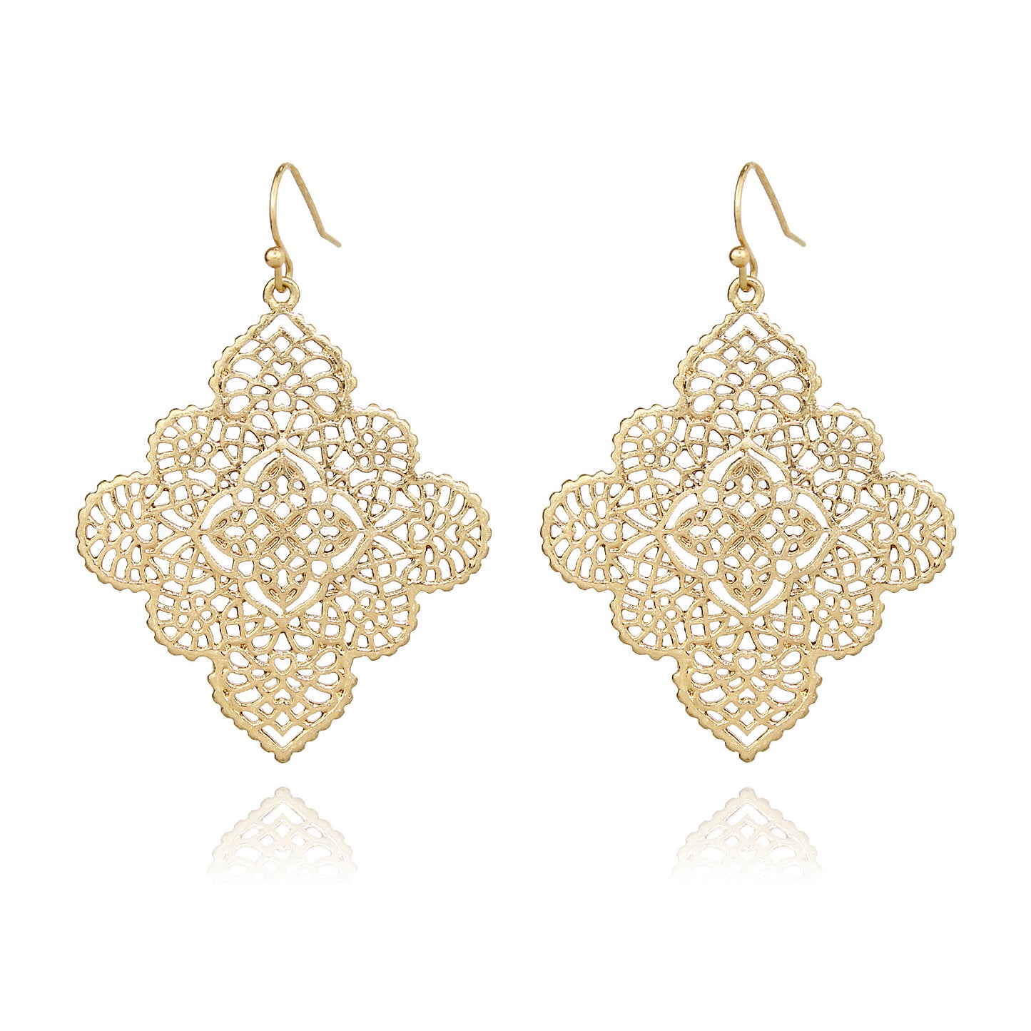 Floral Filigree Earrings