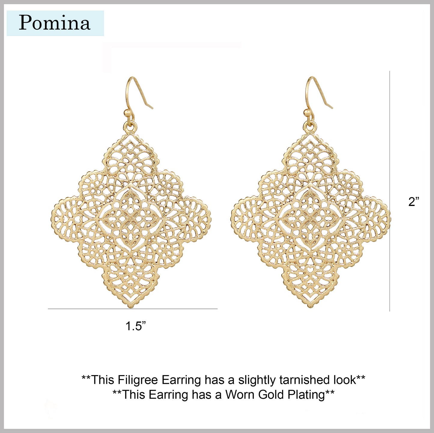 Floral Filigree Earrings